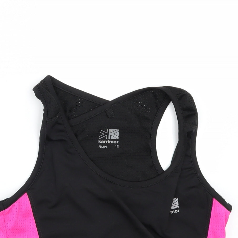 Karrimor Womens Black   Cropped T-Shirt Size 12