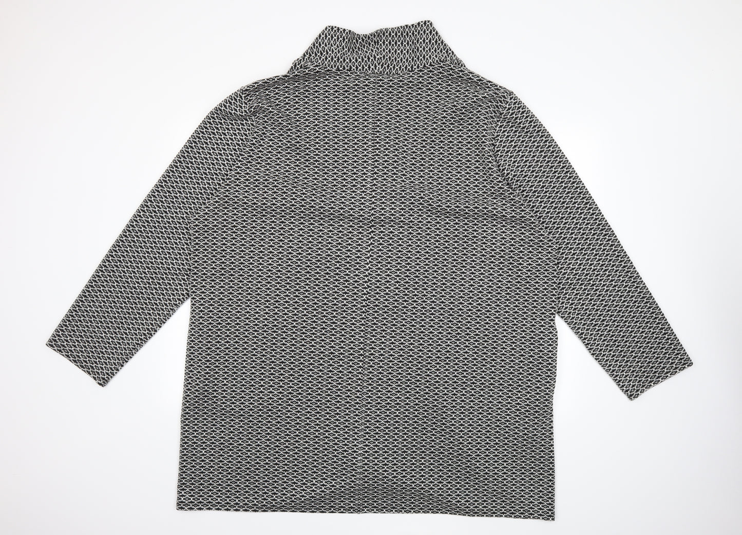Blue Chameleon Womens Black   Cardigan Jumper Size 26