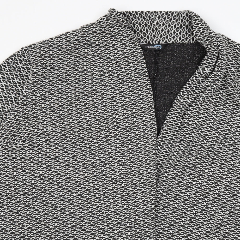 Blue Chameleon Womens Black   Cardigan Jumper Size 26