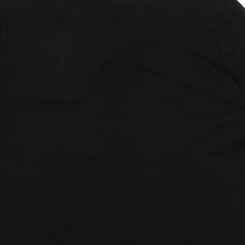 Bettina Womens Black   Basic T-Shirt Size 18