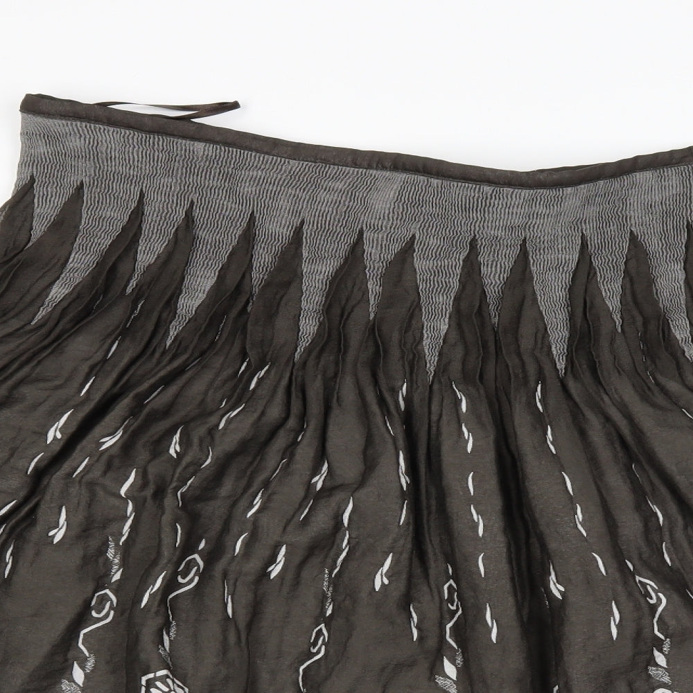 Per Una Womens Green Floral  Flare Skirt Size 22