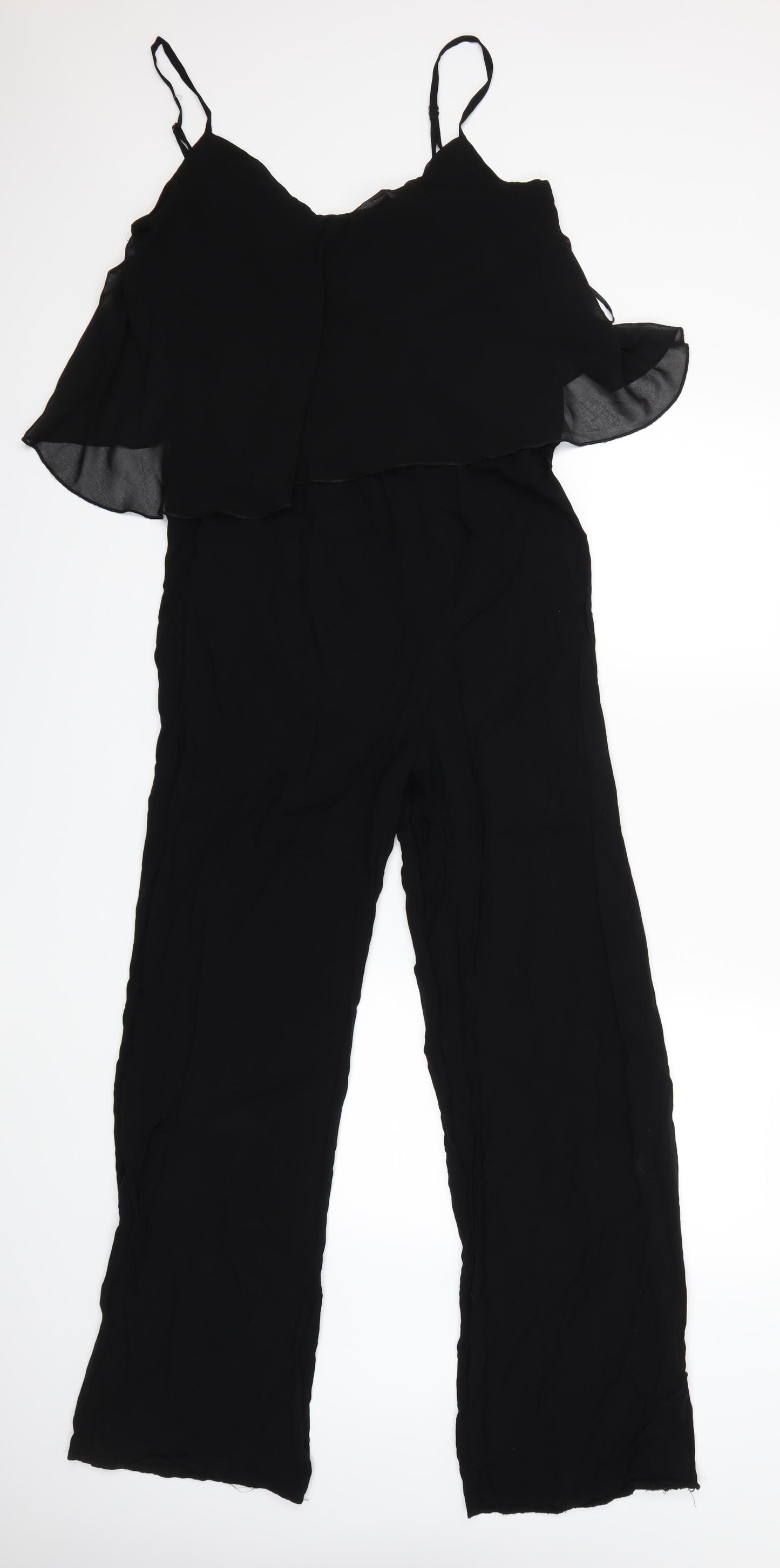 F&F Womens Black   Jumpsuit One-Piece Size 16