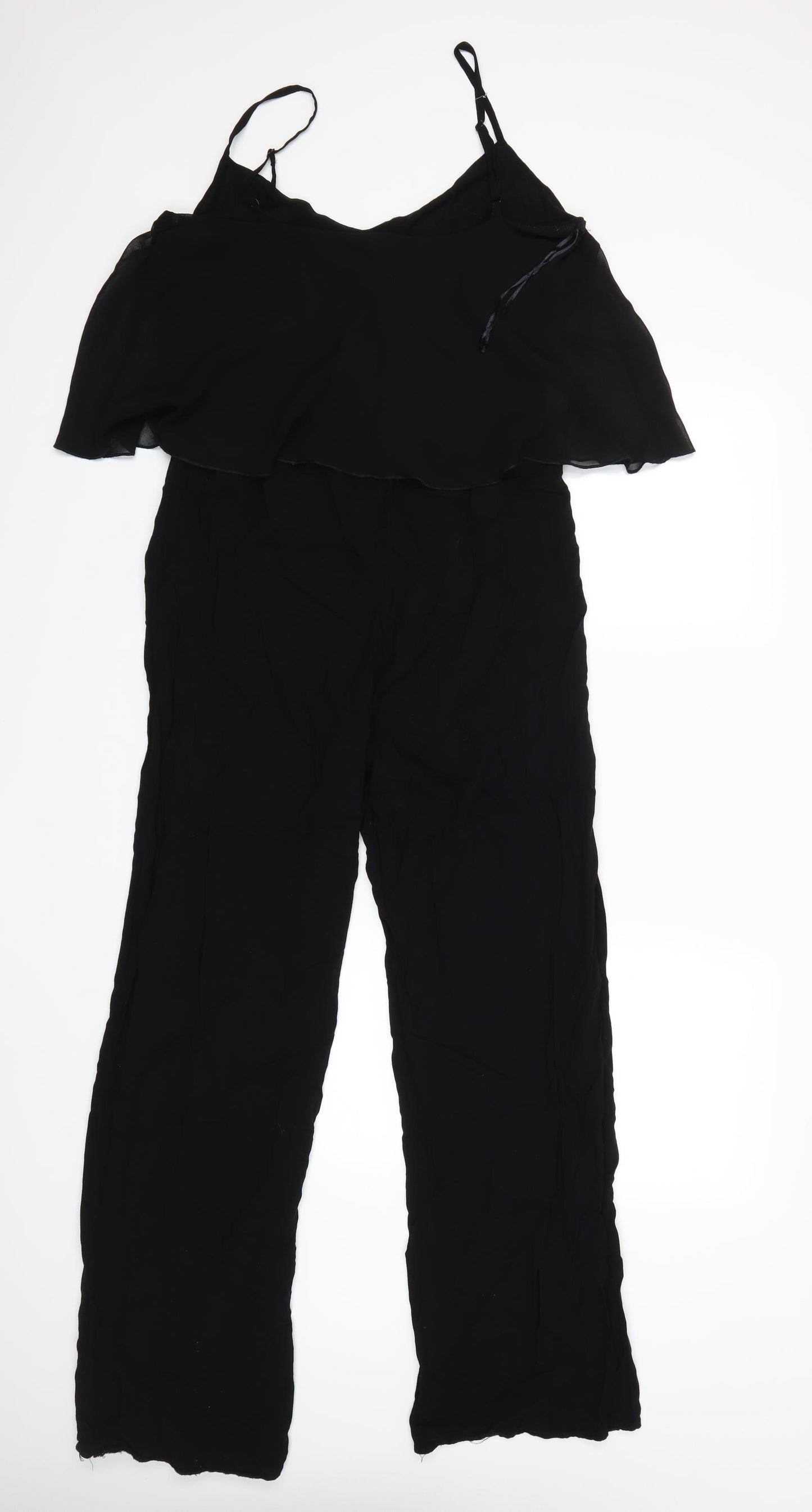 F&F Womens Black   Jumpsuit One-Piece Size 16