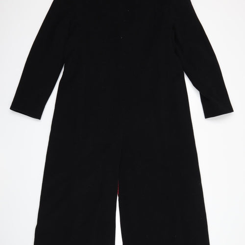 urban landscape Womens Black   Overcoat Coat Size 14