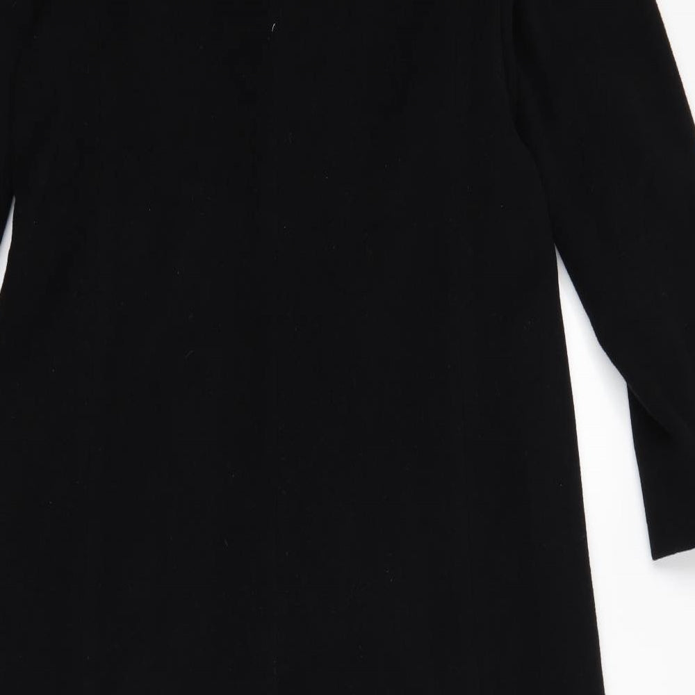 urban landscape Womens Black   Overcoat Coat Size 14
