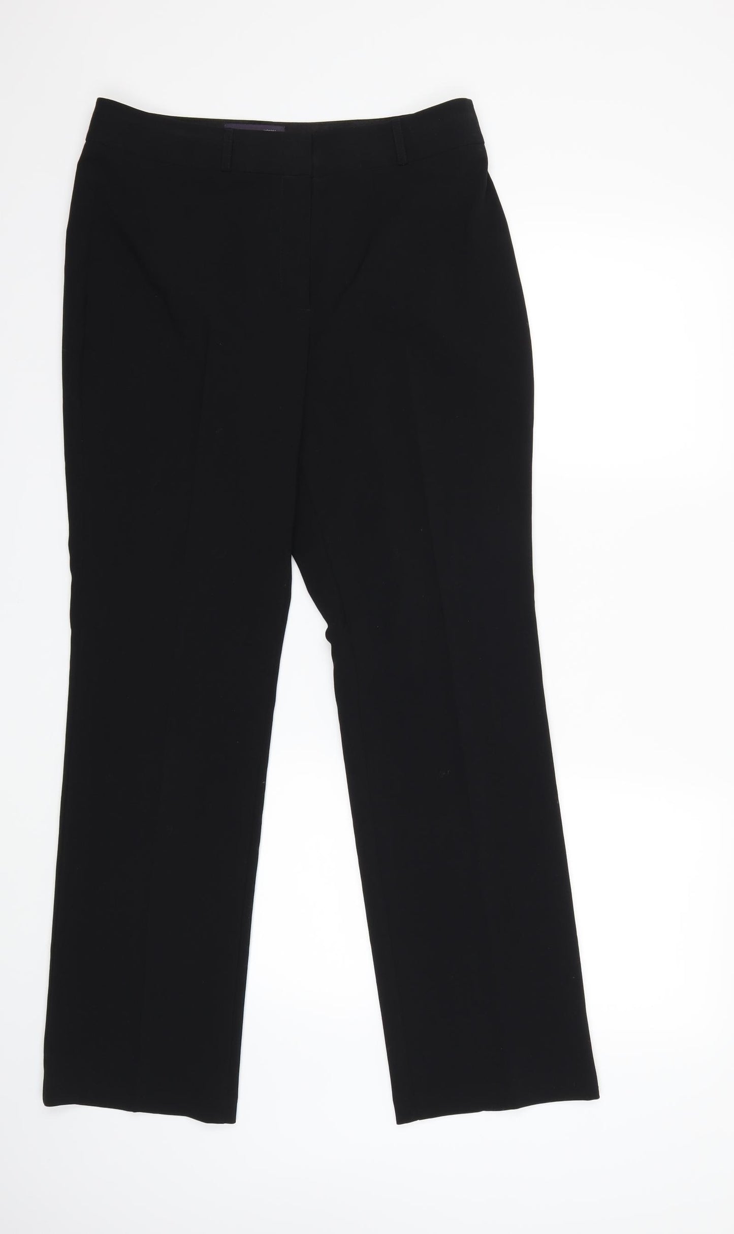 Marks and Spencer Womens Black   Trousers  Size 12 L30 in