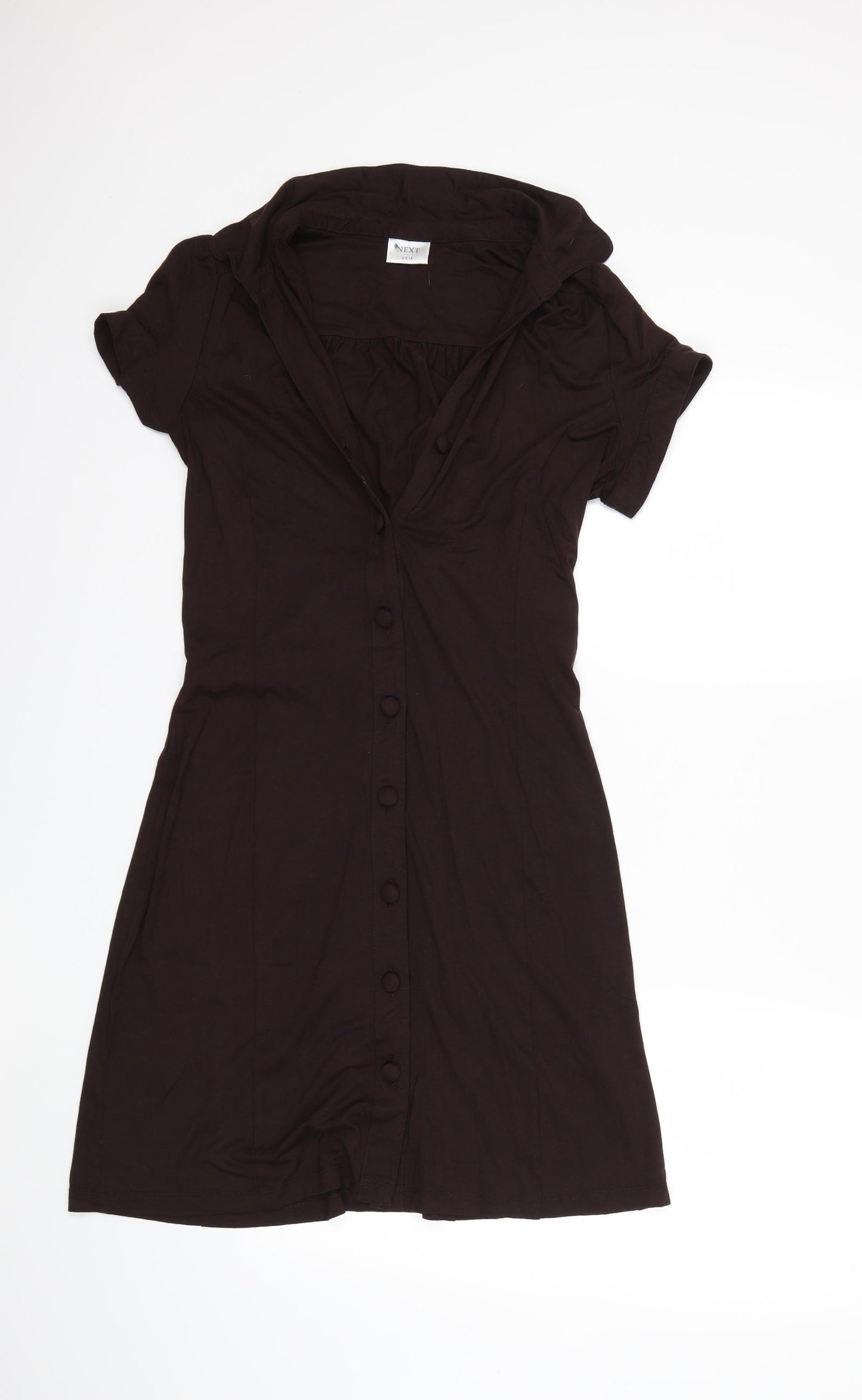 NEXT Womens Brown   T-Shirt Dress  Size 14