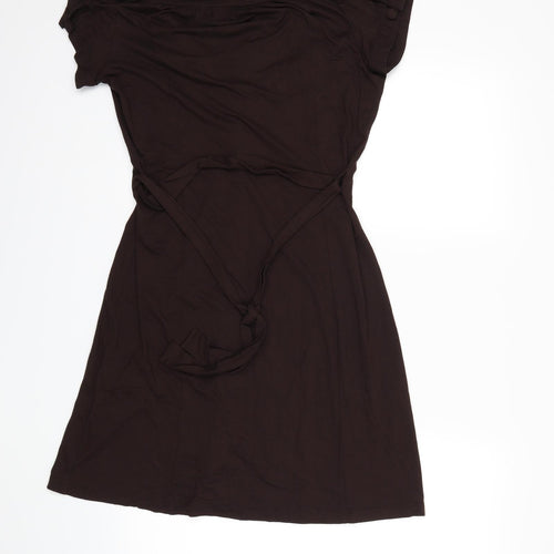 NEXT Womens Brown   T-Shirt Dress  Size 14