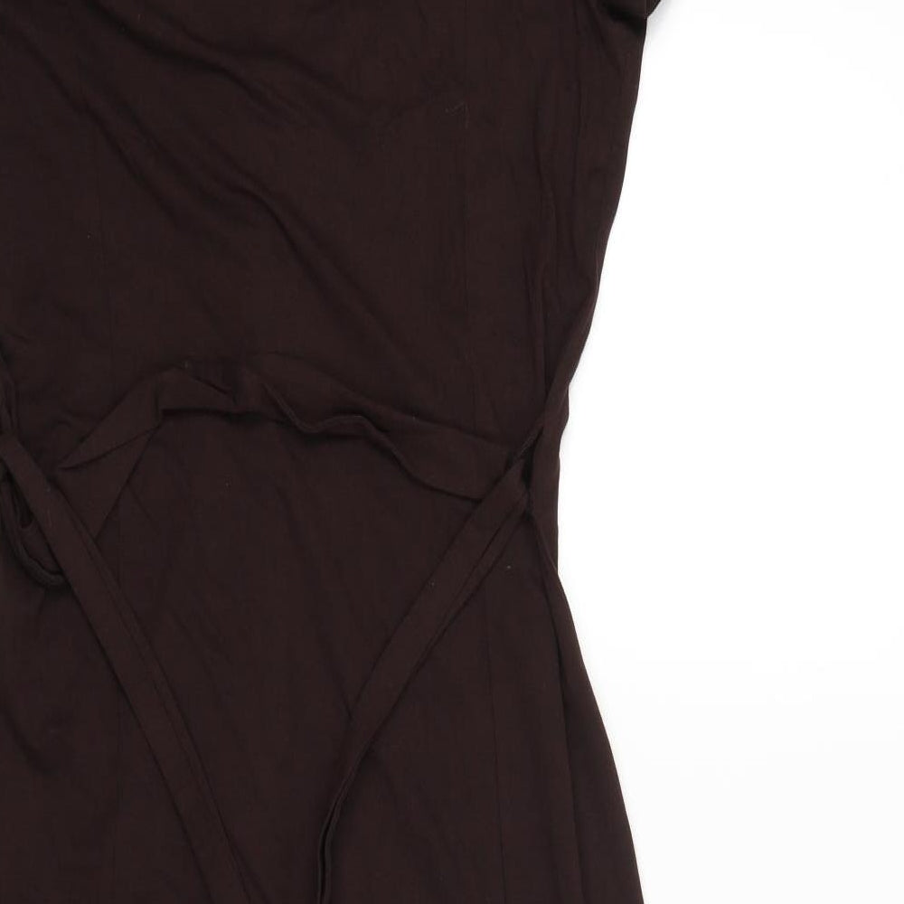 NEXT Womens Brown   T-Shirt Dress  Size 14