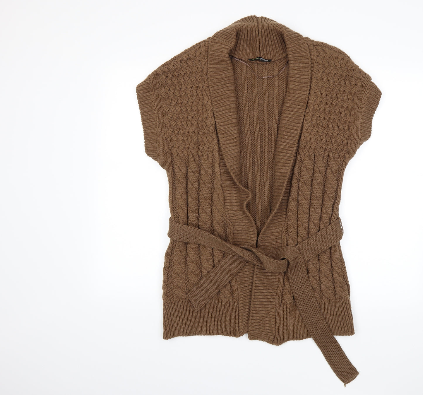 George Womens Brown  Knit Cardigan Jumper Size 14