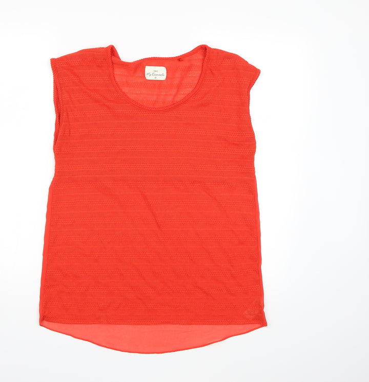 NEXT Womens Red Basic T-Shirt Size 12
