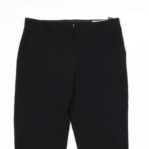 Marks and Spencer Womens Black   Trousers  Size 14 L26 in
