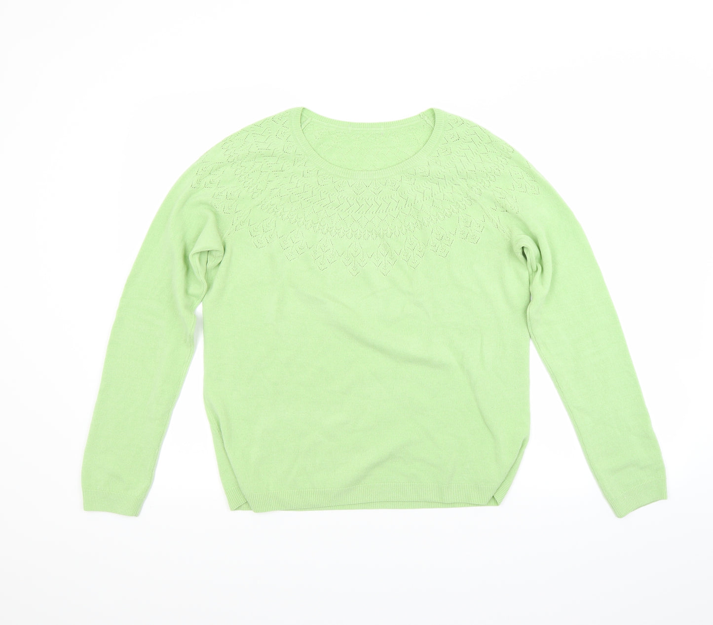 TU Womens Green   Pullover Jumper Size 12