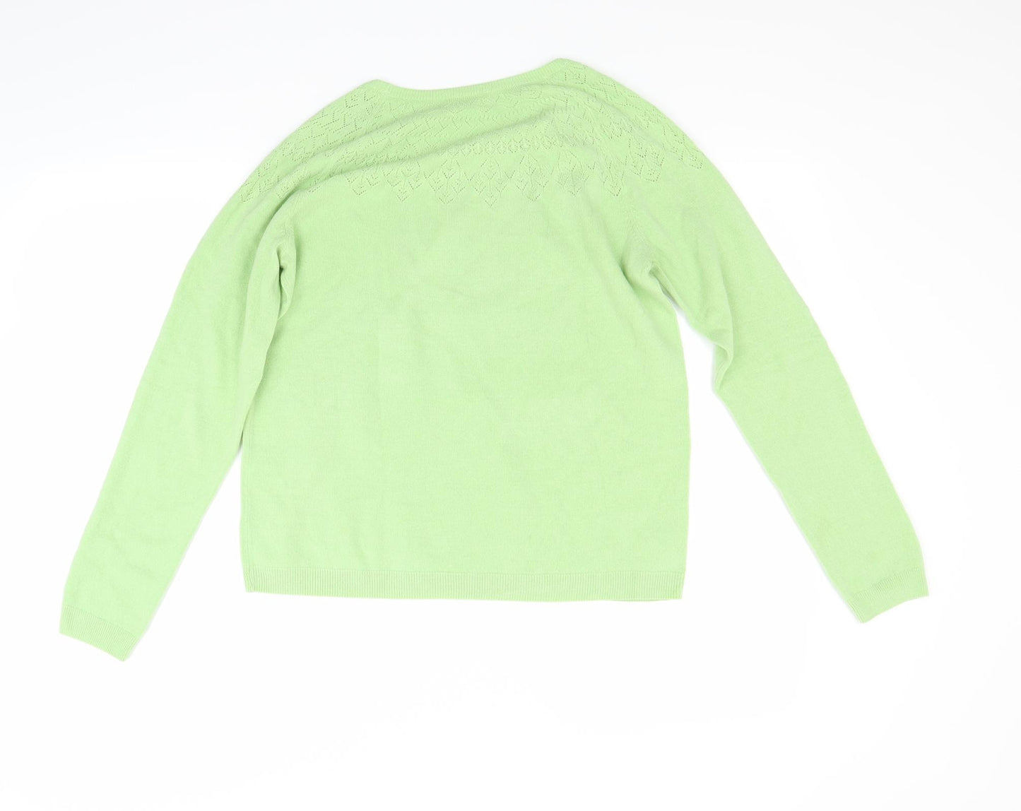 TU Womens Green   Pullover Jumper Size 12