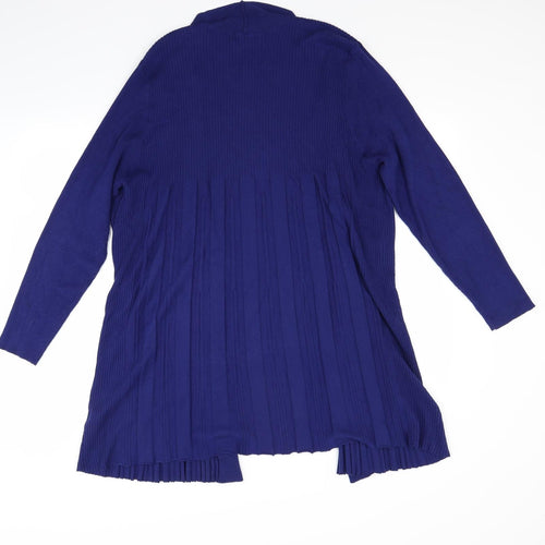 Bonmarché Womens Blue   Cardigan Jumper Size L