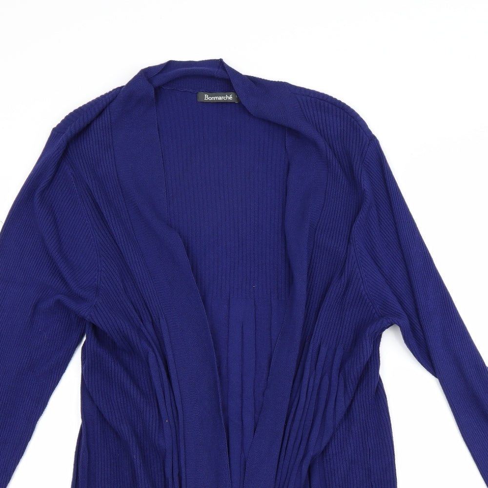 Bonmarché Womens Blue   Cardigan Jumper Size L