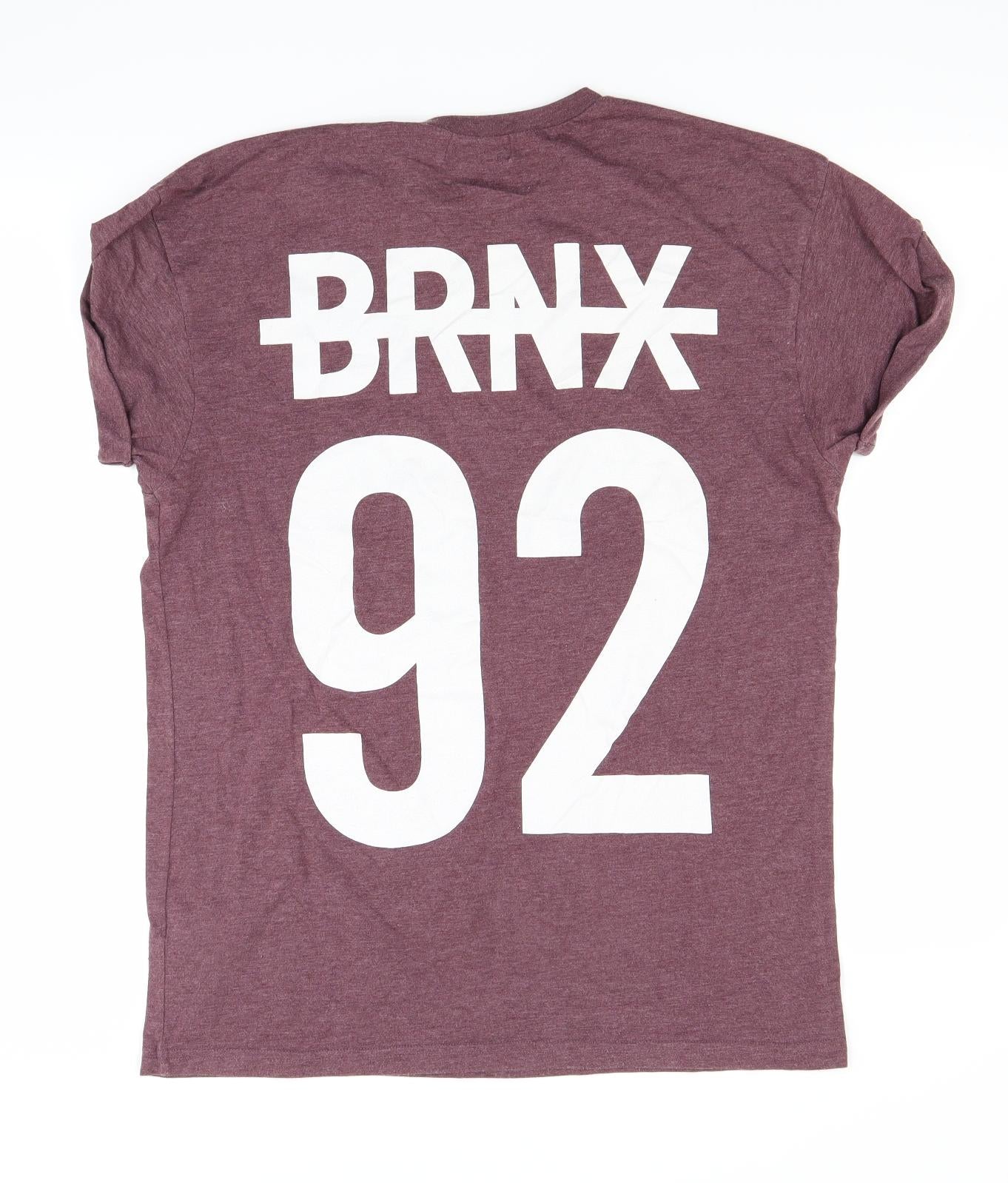 Topman Mens Red    T-Shirt Size M  - Bronx NYC