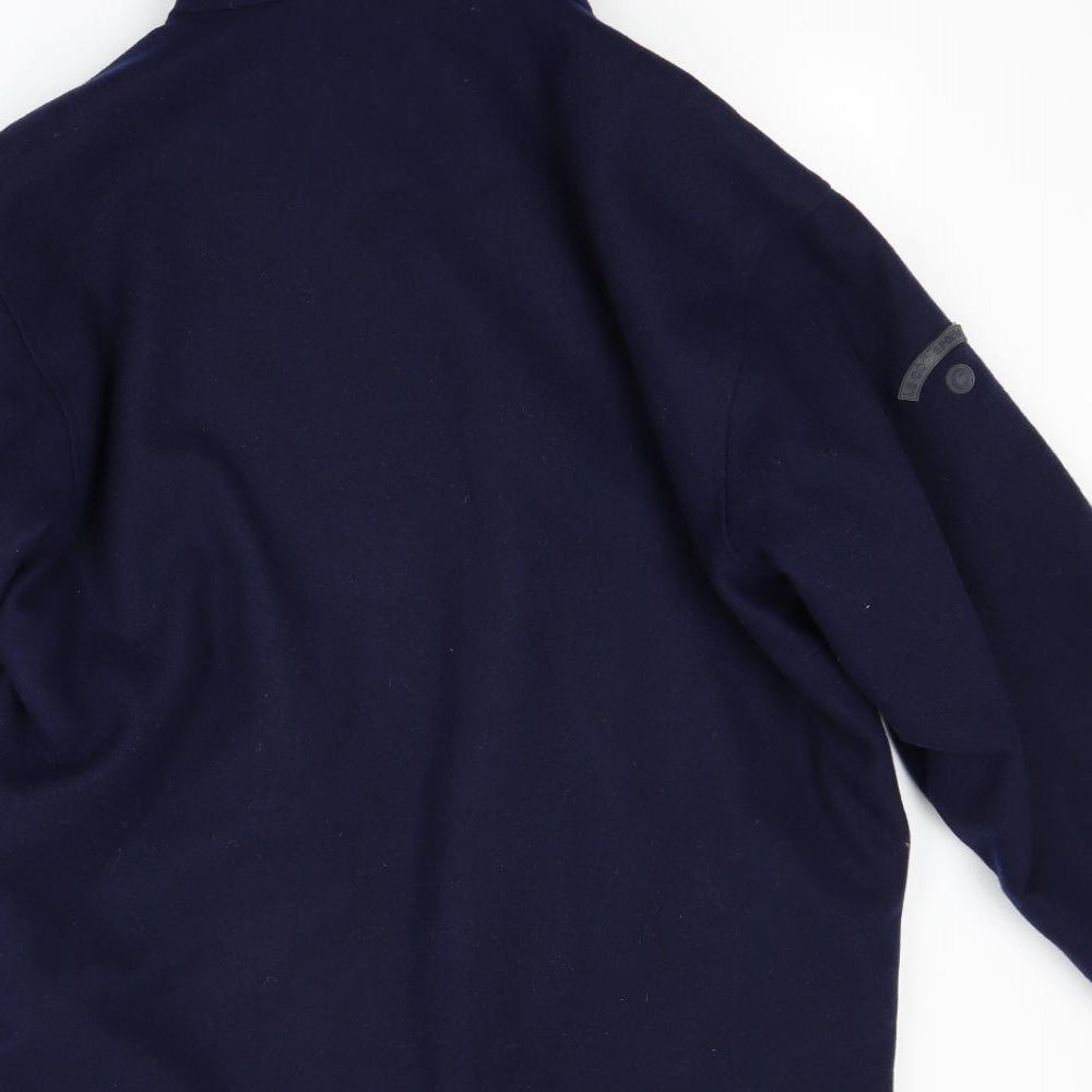 le coq sportif Mens Blue   Overcoat Coat Size M