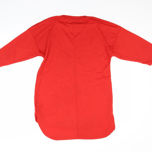 Primark Womens Red   T-Shirt Dress  Size XS