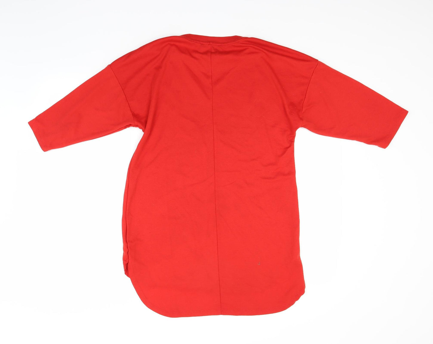 Primark Womens Red   T-Shirt Dress  Size XS