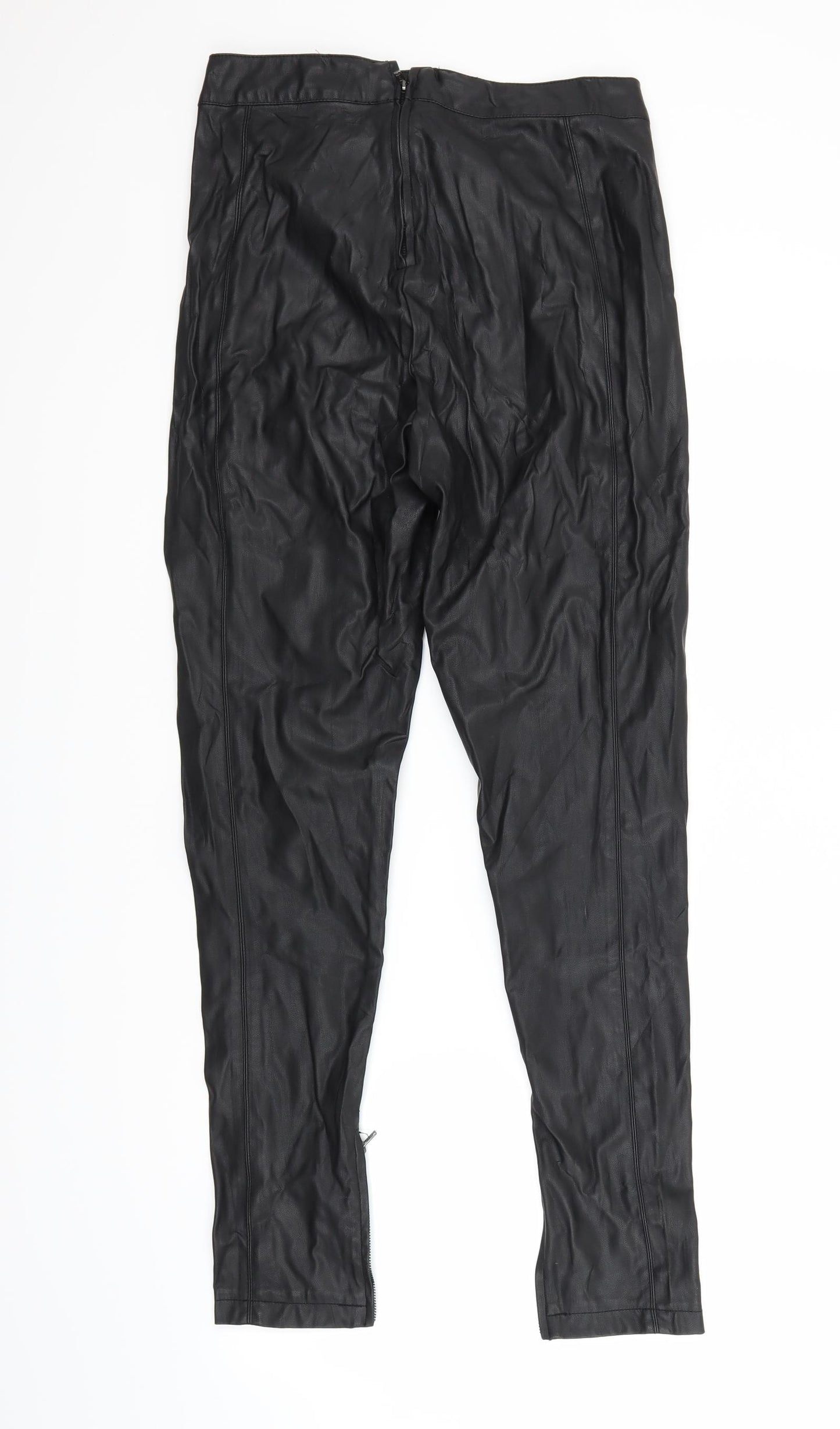 Topshop Womens Black   Trousers  Size 14 L28 in