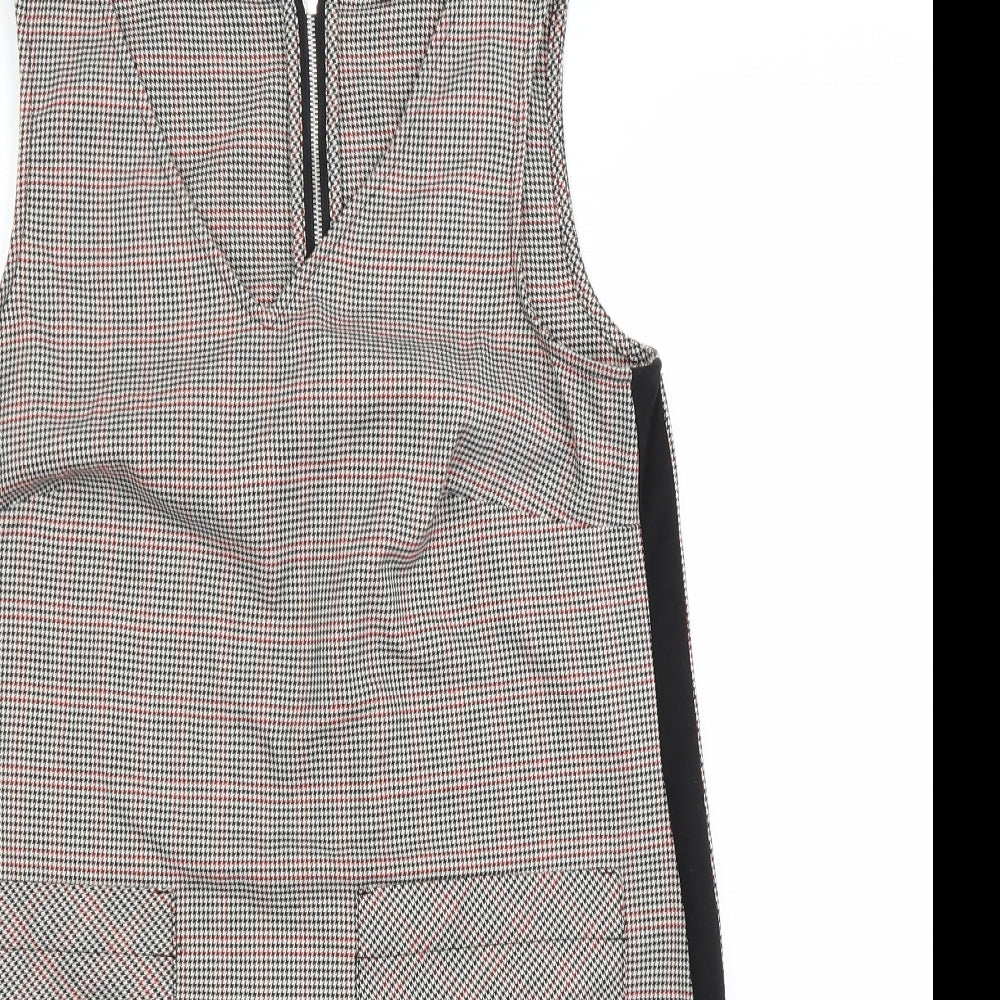 George Womens Multicoloured Houndstooth  A-Line  Size 10