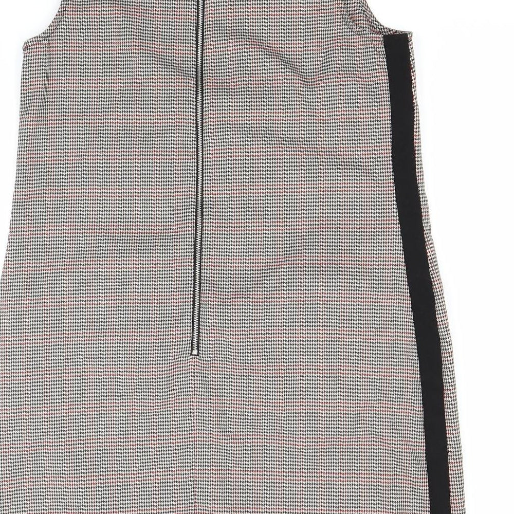 George Womens Multicoloured Houndstooth  A-Line  Size 10