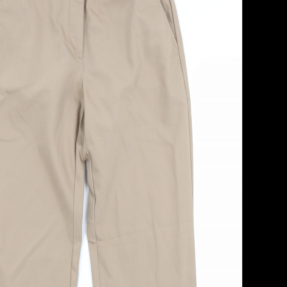Autograph Womens Beige   Capri Trousers Size 10 L24 in