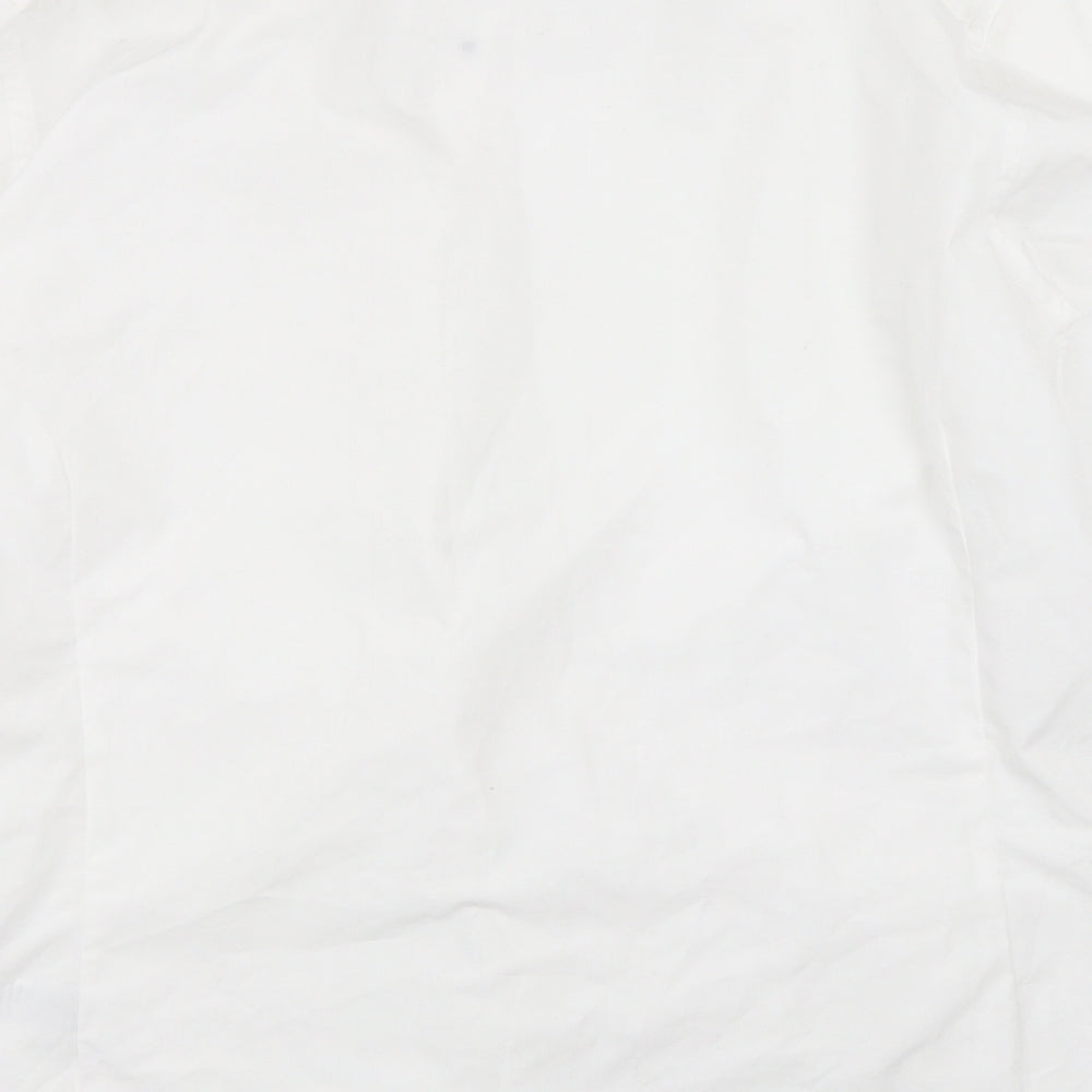 New Look Mens White    Button-Up Size M