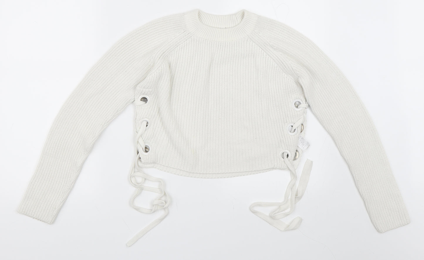Topshop Womens Ivory   Pullover Jumper Size 10
