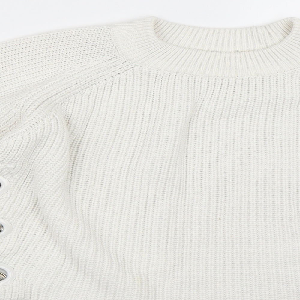 Topshop Womens Ivory   Pullover Jumper Size 10