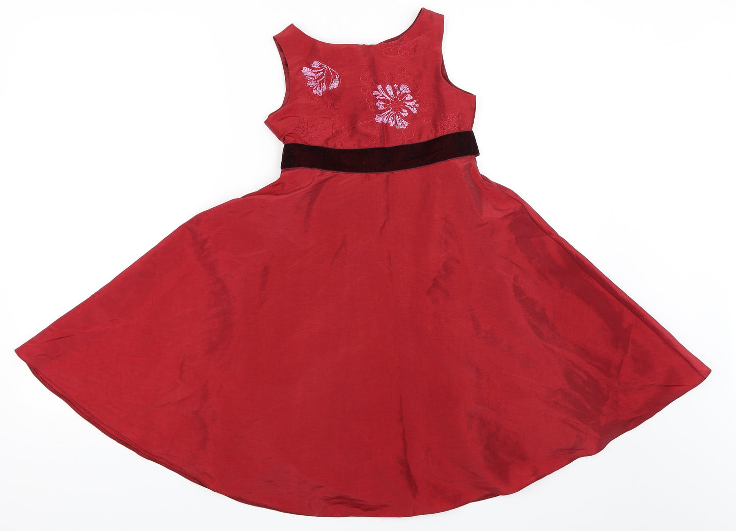 NEXT Girls Red   Fit & Flare  Size 6 Years