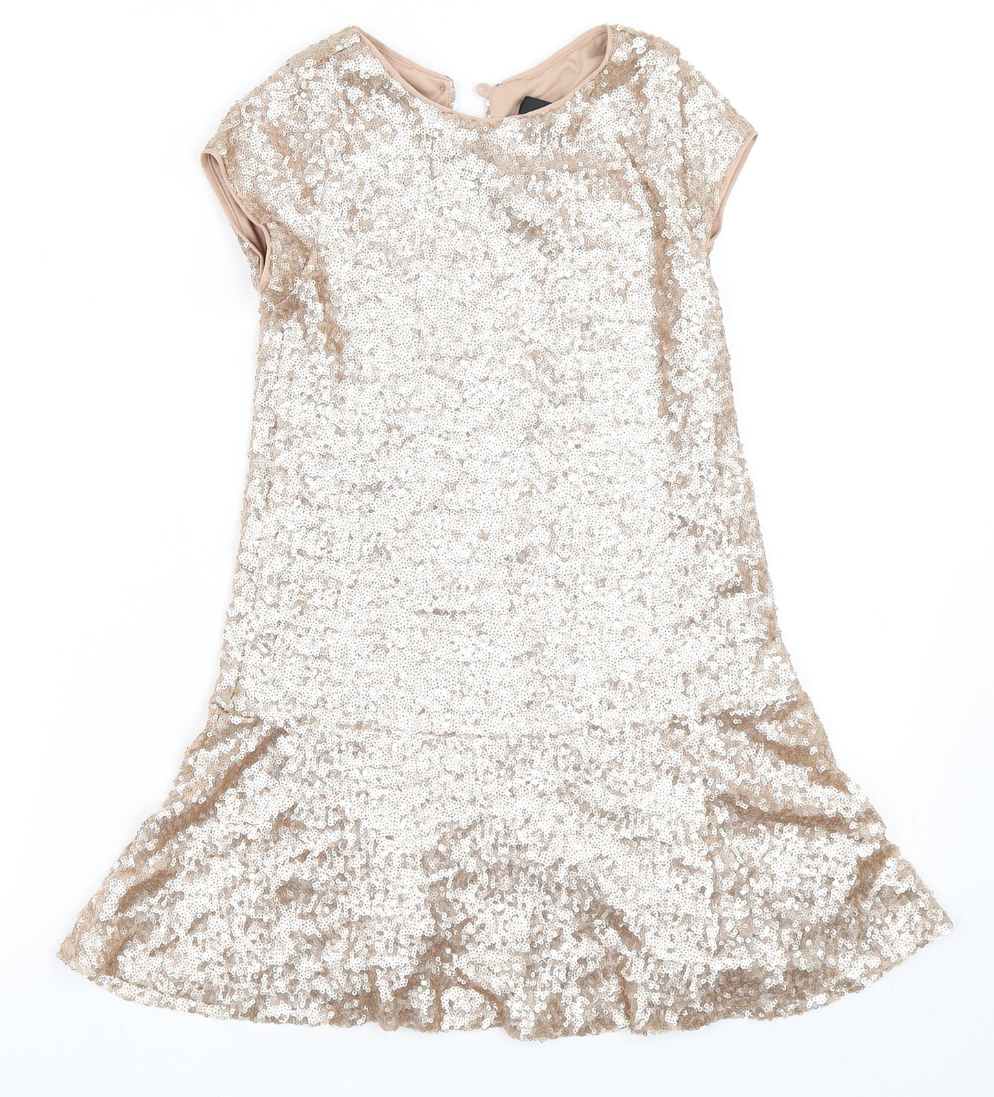 Very Girls Gold   Shift  Size 7-8 Years
