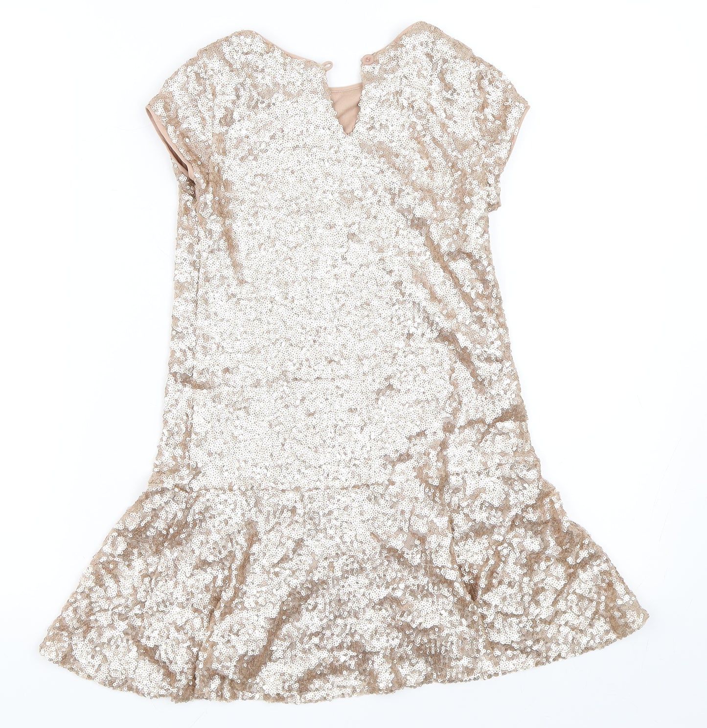 Very Girls Gold   Shift  Size 7-8 Years