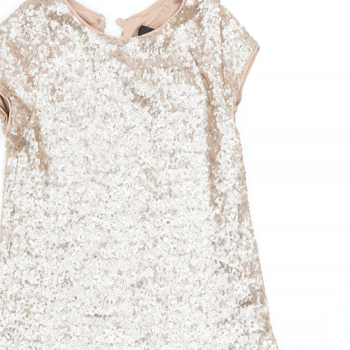 Very Girls Gold   Shift  Size 7-8 Years