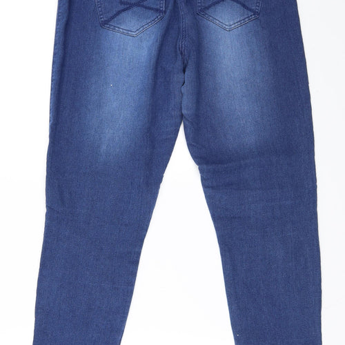 TU Womens Blue  Denim Jegging Jeans Size 14 L30 in