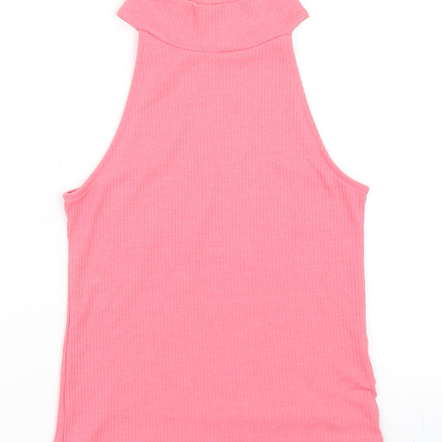 Pink Woman Womens Pink   Basic Tank Size S