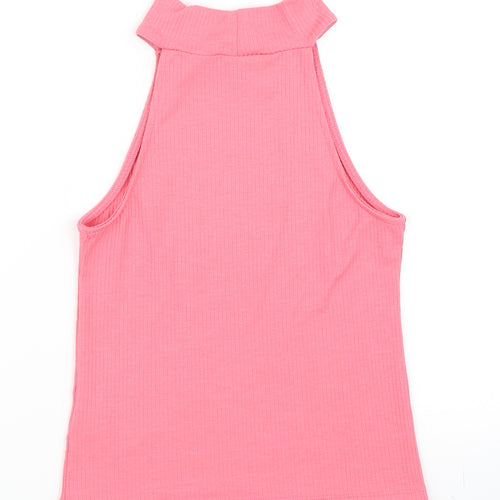 Pink Woman Womens Pink   Basic Tank Size S