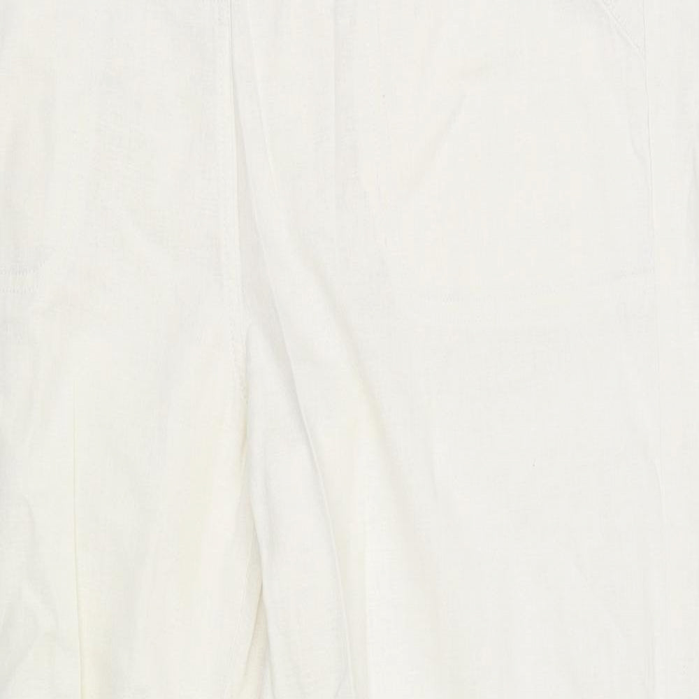 Yours Womens Ivory   Trousers  Size 16 L29 in