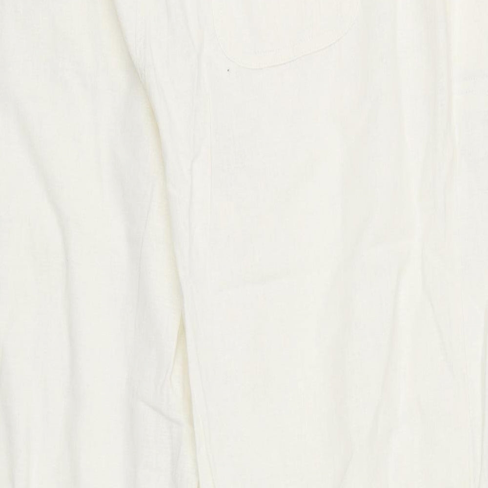 Yours Womens Ivory   Trousers  Size 16 L29 in