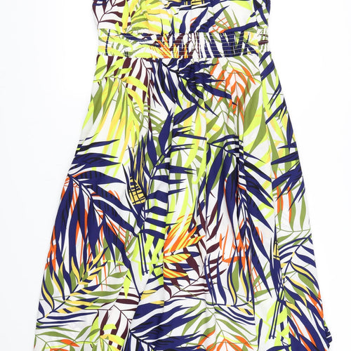 BPC Selection Womens Blue Geometric  Fit & Flare  Size 18