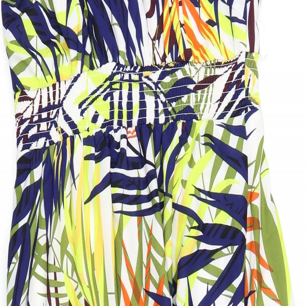 BPC Selection Womens Blue Geometric  Fit & Flare  Size 18