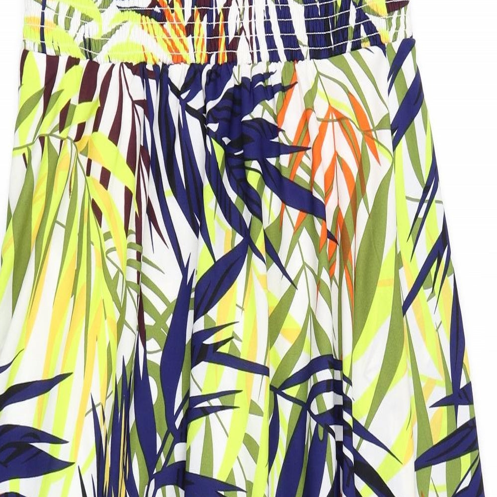 BPC Selection Womens Blue Geometric  Fit & Flare  Size 18