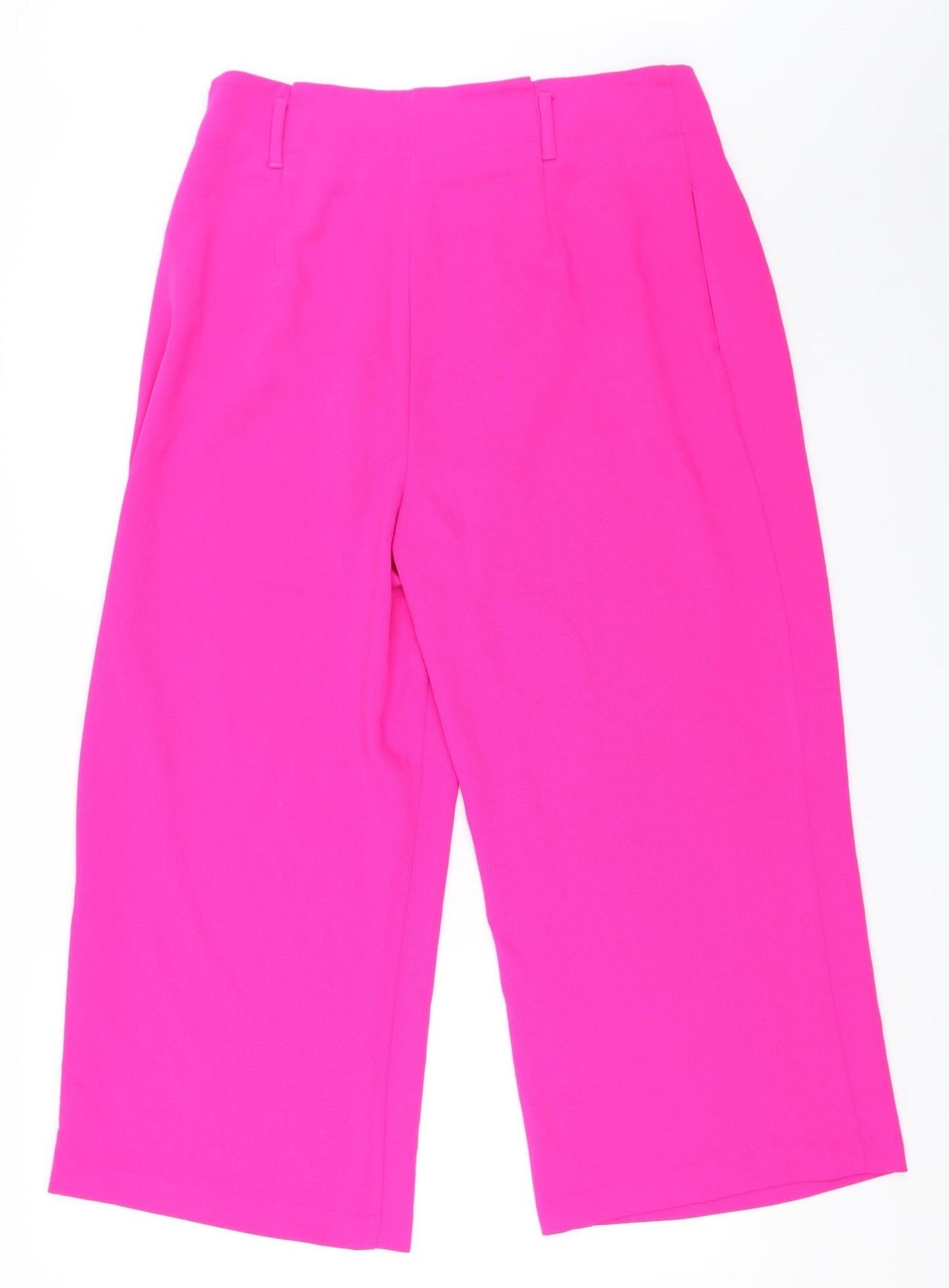 F&F Womens Pink   Cropped Trousers Size 14 L25 in