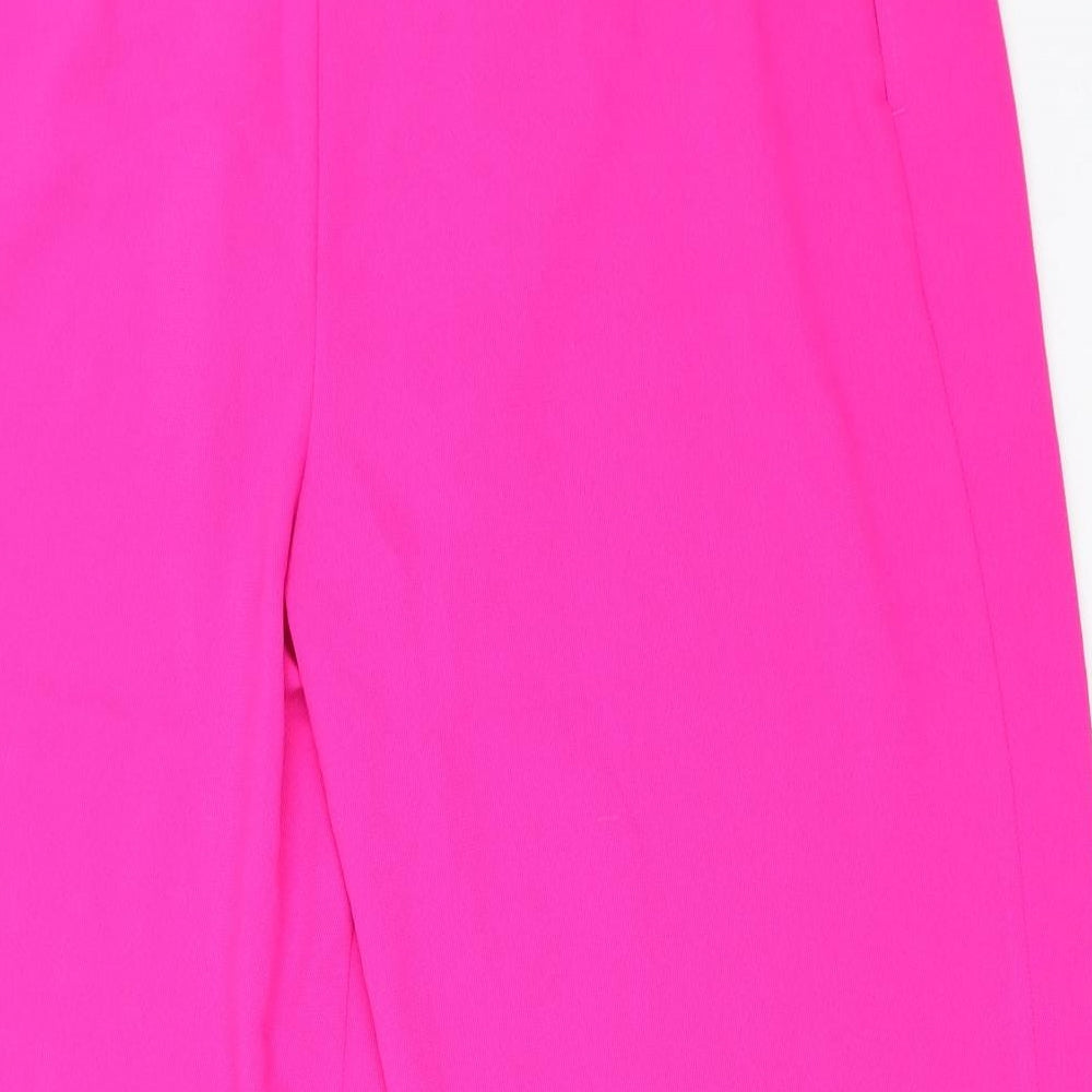 F&F Womens Pink   Cropped Trousers Size 14 L25 in