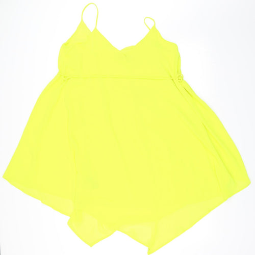 F&F Womens Yellow   Slip Dress  Size 14
