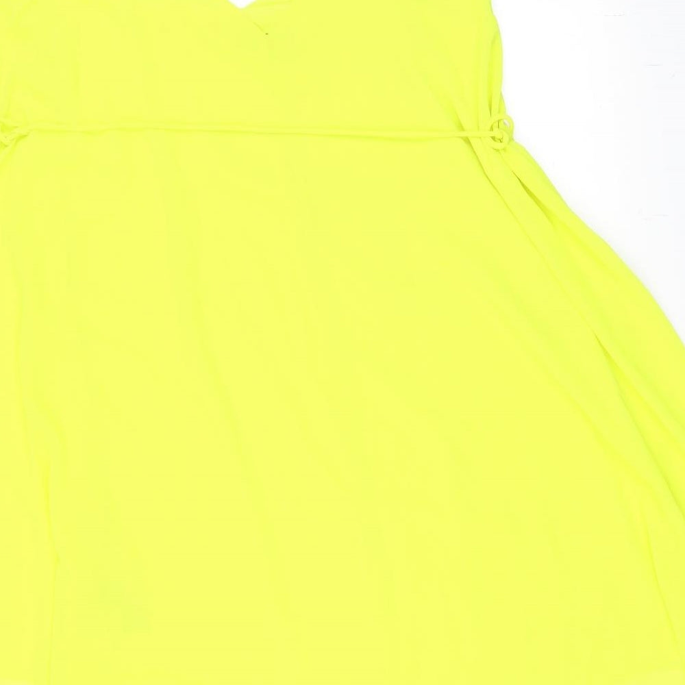 F&F Womens Yellow   Slip Dress  Size 14