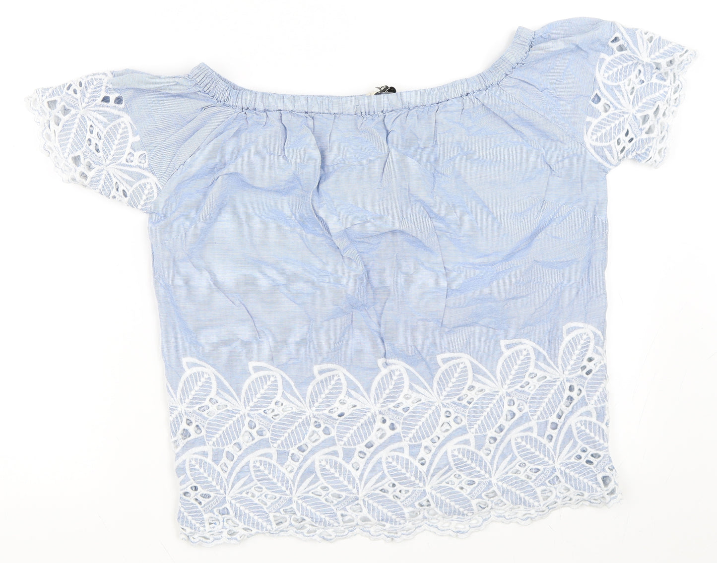 F&F Womens Blue   Basic Blouse Size 8