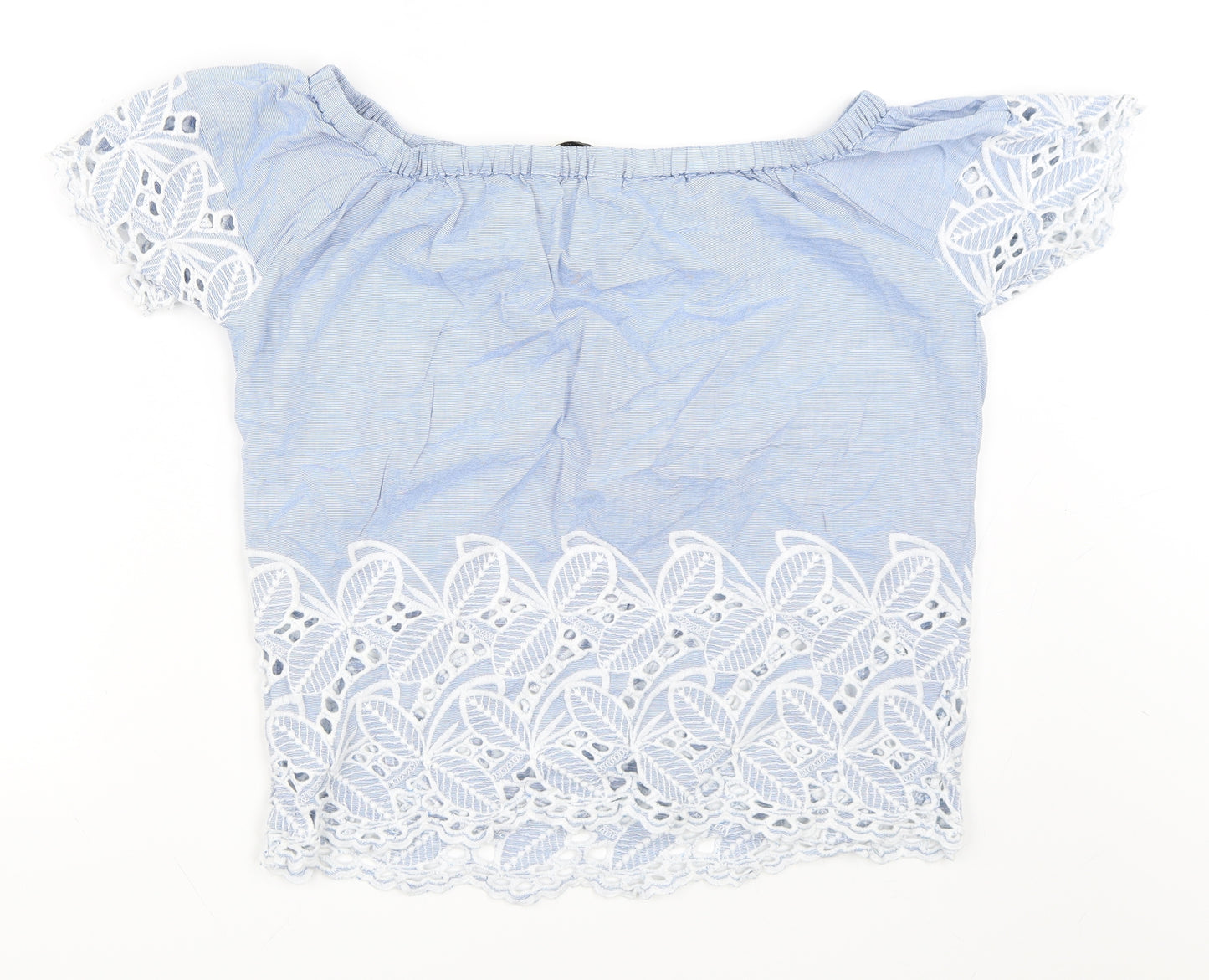 F&F Womens Blue   Basic Blouse Size 8