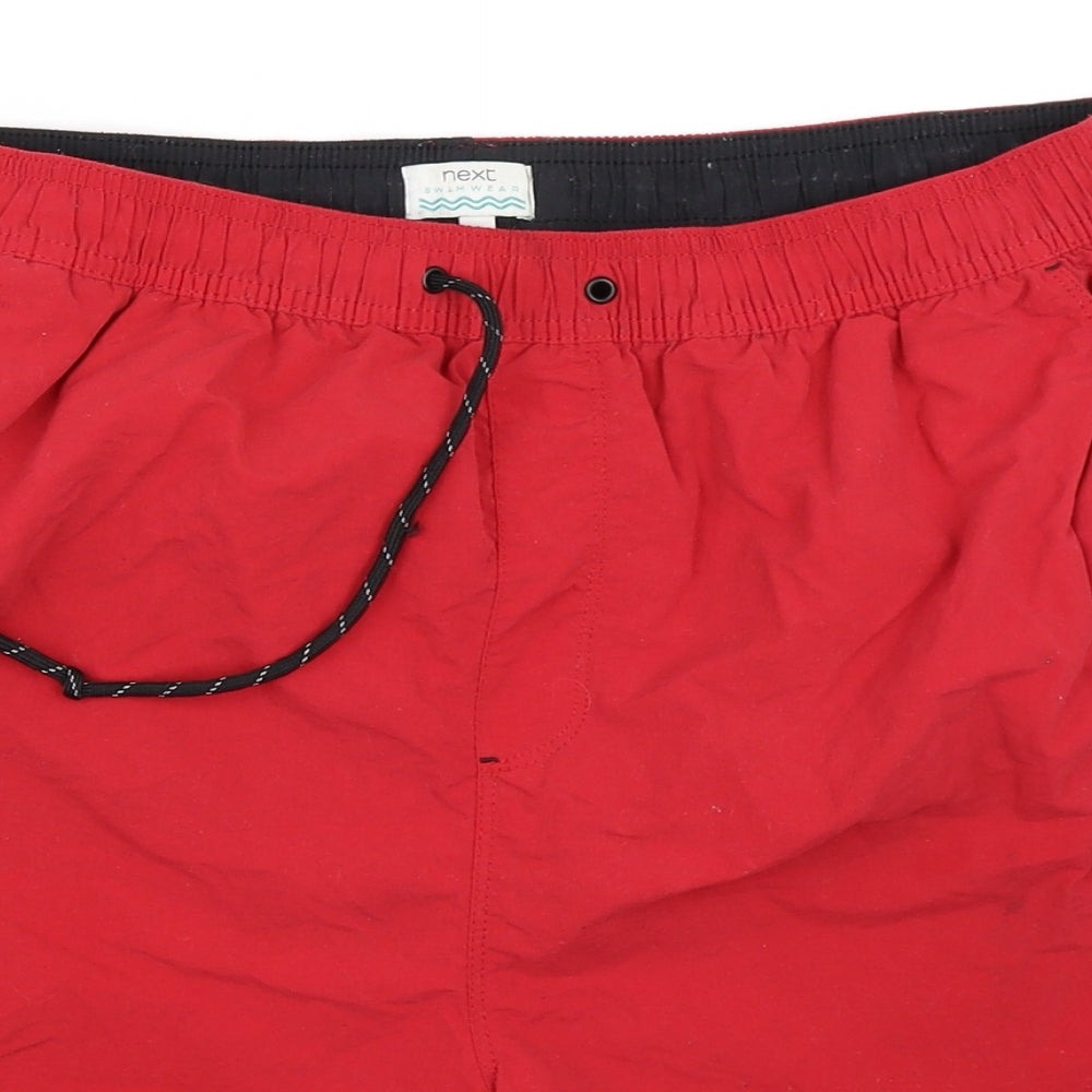 NEXT Mens Red   Bermuda Shorts Size M - Swim Shorts